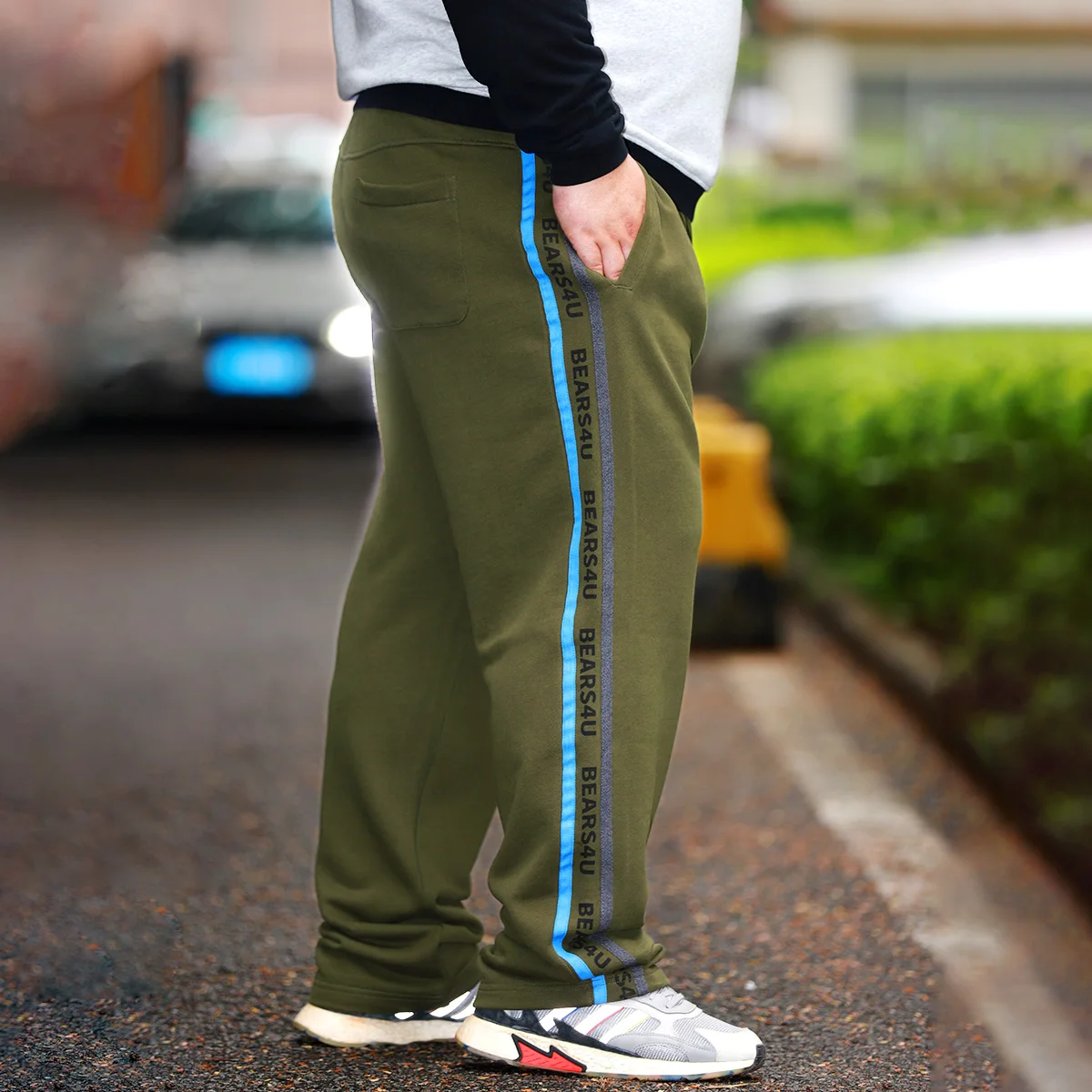 Limited Edition Bear Paw Claw กางเกงผ้าฝ้าย, ผู้ชาย Casual Plus ขนาดบ้าน Drawstring กางเกงเกย์กีฬากางเกงยาว M L XL 2XL 3XL