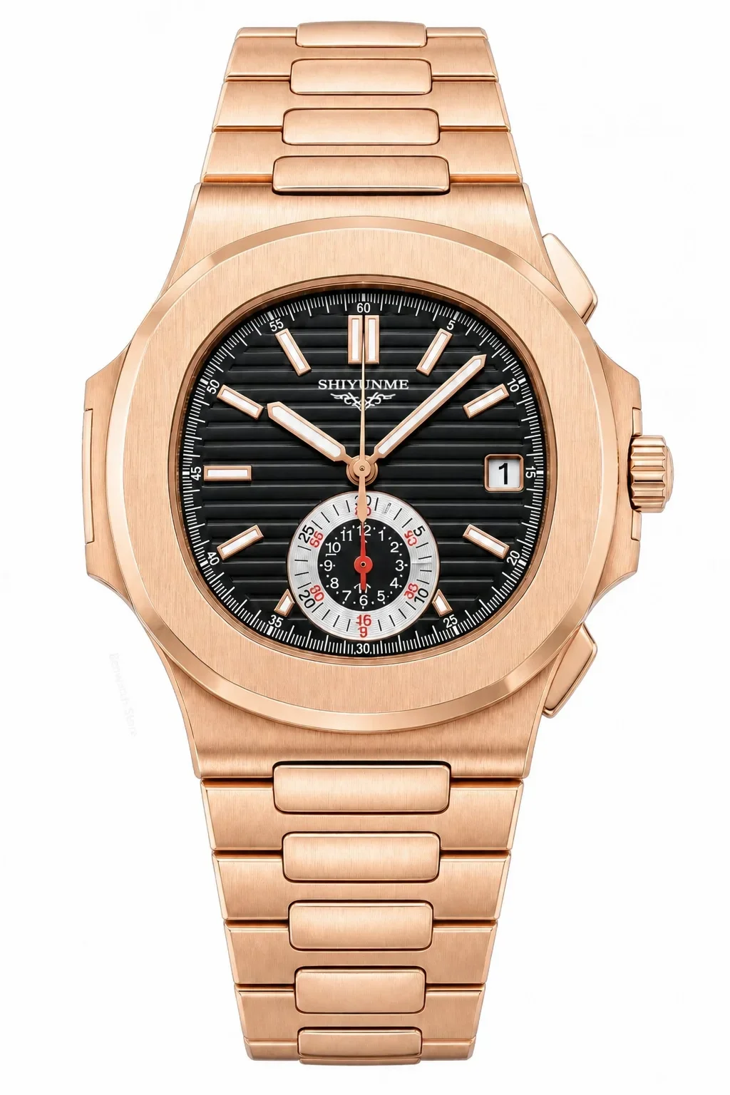 41mm Automatic Mechanical Men's Watch  Sporty 904L Stainless Steel Case  Full-Featured