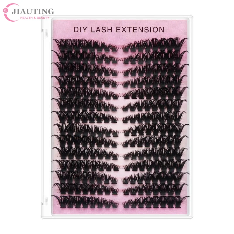 Volume Lash Extensions Clusters  DIY Individual Eyelashes Soft Fluffy Reusable for Party Cosplay Evening Eye Makeup