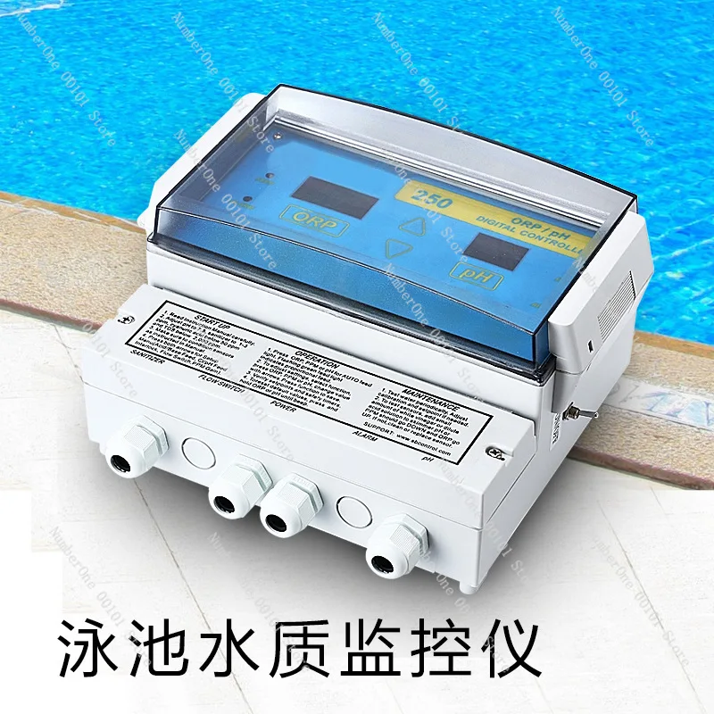 Pool water quality monitor - satellite 250 - disinfection monitoring equipment - automatic ph value detection pool equipment