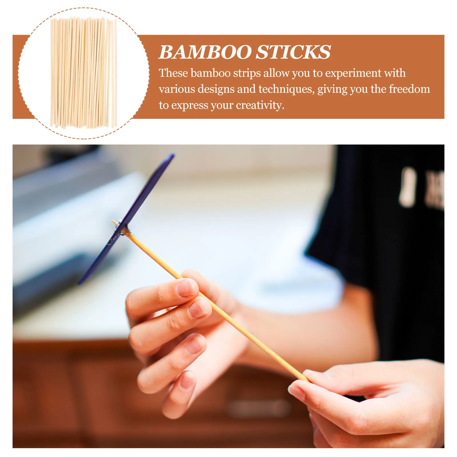 

50pcs Supplies Diy Wood Craft Material For Architectural Models Art Projects Bamboo Rods Sticks For Craft Bamboo Crafting Decor