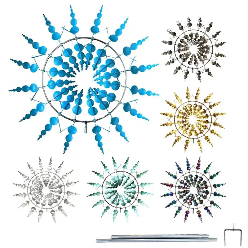 

Kinetics Art Windcar Уникальная и волшебная металлическая ветряная мельница 3D Кинетическая скульптура с ветровым питанием Креативная вращающаяся на 360 градусов ветряная мельница