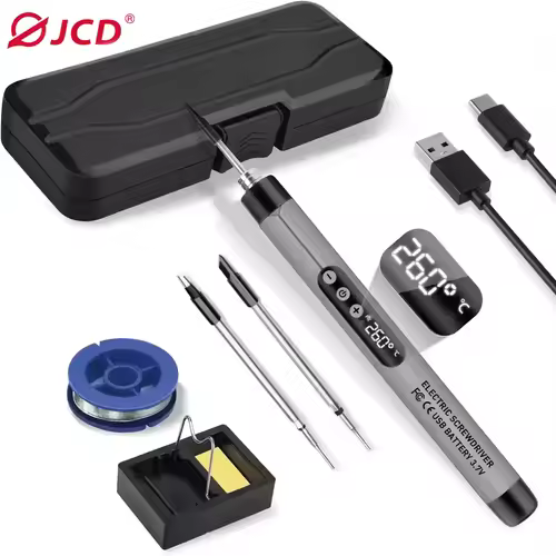 Cordless USB Digital Soldering Iron Adjustable Temperature 300-450℃ Type-C 1000mAh Battery Intelligent Solder Welding Iron Tool - Image 9