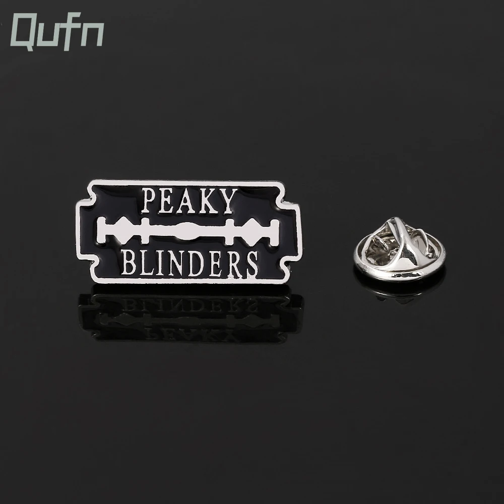 Black Lock Enamel Pin Peaky Blinders Identity Characteristics Outside Clothing Backpack Jewelry Accessories Gift For Men Women