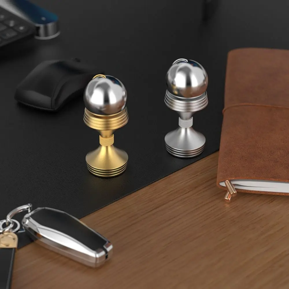 

Aluminium Alloy Heavy Fidget Ball Cool Gadgets Skill Metal Fingertip Ball Manual Portable Spinner Fingertip Toy
