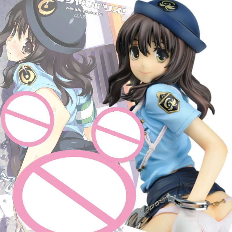 20CM Sexual Police 1/7 Sexy Girl Native Japanese Figma Anime Action Figures PVC Hentai Collection Doll Model Toys Gift Figurine