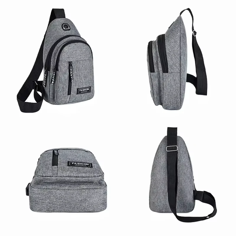 Men's Outdoor Sports Chest Bag - usage example