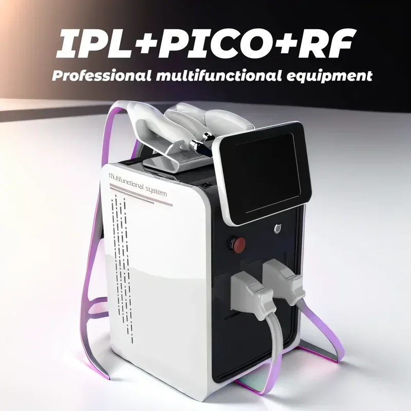 

2024 Multifunction Skin Care E-light IPL RF Nd Yag DPL Tattoo Removal Machine Permanent Body Face Hair Removal 3000w Device