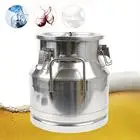 

12 L Milk Can Stainless Steel Milk Transport Bucket Wine Pail Bucket Tote Jug