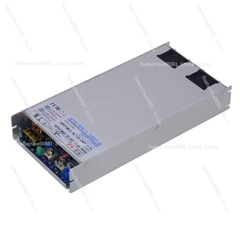 72V power supply 1000W constant voltage constant current 1U ultra-thin small volume 1000W power supply 70V voltage with PFC