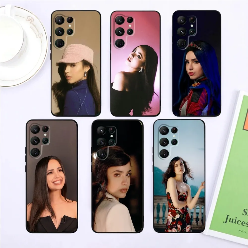 S-Sofia C-Carson Phone Case For SamsungS24,S23,S22,S21,Ultra Pro S10,S30Plus,S9,20lite Black Cover