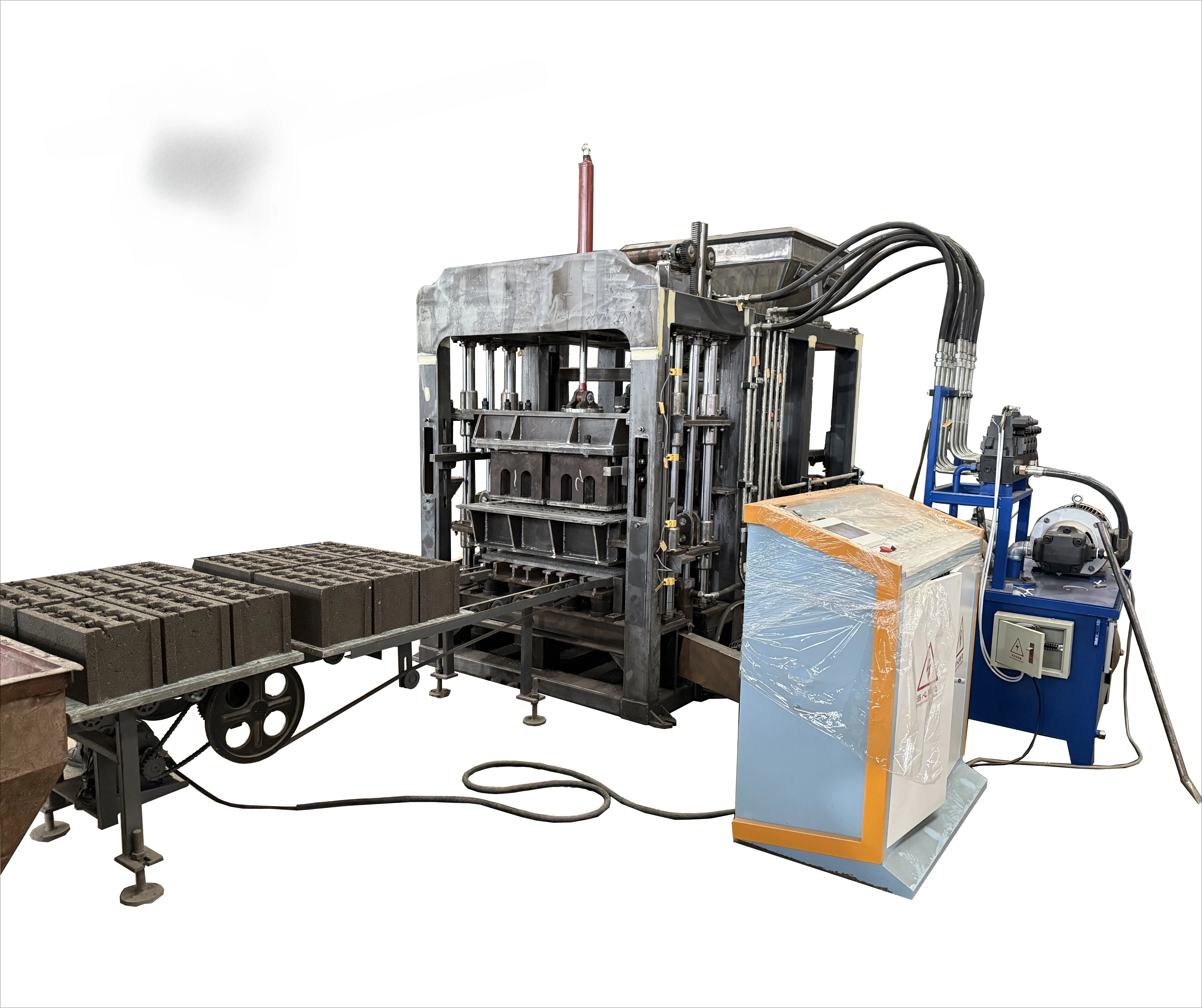 QT 6-15 Brick Maker China Block Maker Sells New Mold Cement Clay Concrete Brick Paving Machine