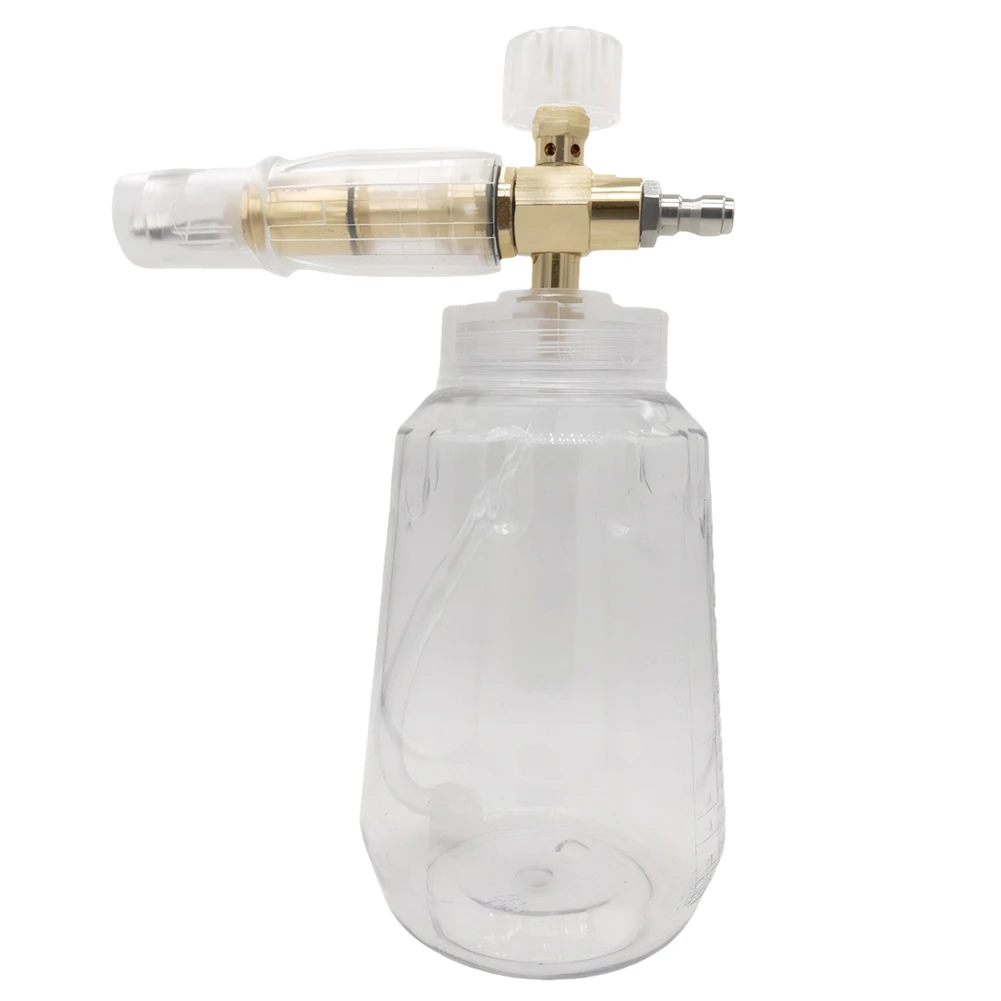 

Car Foam Sprayer with Quick Connector Car Soap Foam Pump Sprayer High Pressure Washer Gun for Car Cleaning and Garden Use
