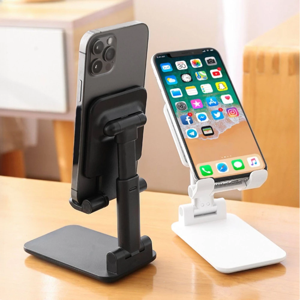 

Mobile Phone Holder Stand Desktop Lazy Bedside Bracket Support Stand Foldable and Hoisting Multi-Function Telescopic Holder