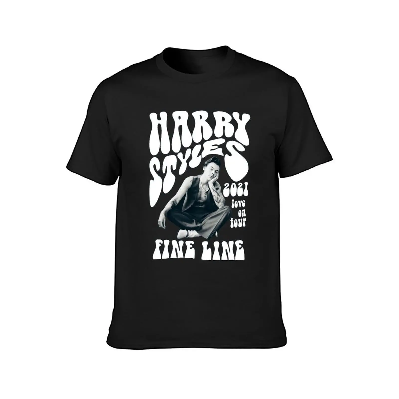 H-arry fine line Love on Tour Styles 2021 T-Shirt new edition for a boy sweat tops mens champion t shirts