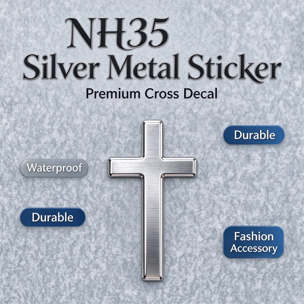 3D Metal Logo Sticker for Universal Watch Dial Self-Adhesive Nickel Decal Custom Personalized Labe DIY Watch MOD Accessories