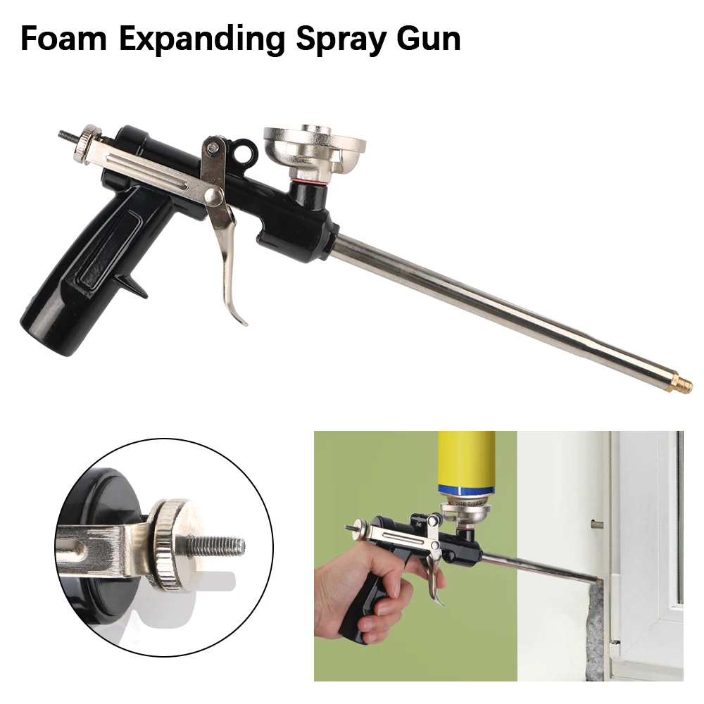 Metal Home Accessories Foam Expanding Spray Gun Polyurethane Foam Gun Glue Sealant Specia Bubble Tool Foam Glue Gun
