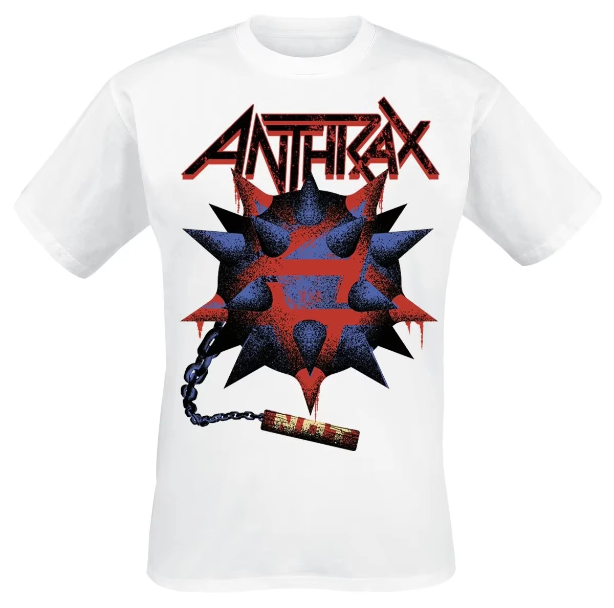 T-Shirt unisexe en coton avec impression Anthrax Persistence of Time, pour fans de Thrash Metal, décontracté, pour hommes et femmes, nouvelle collection 2026