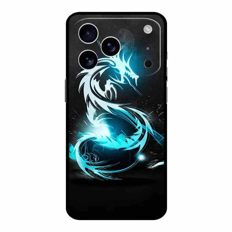 Casing HP iPhone 17 Pro 5G, 17Pro 6.3" Hitam Silikon Lembut, Casing Belakang untuk iPhone 17 Pro Max 5G 6.9" Fundas Shells