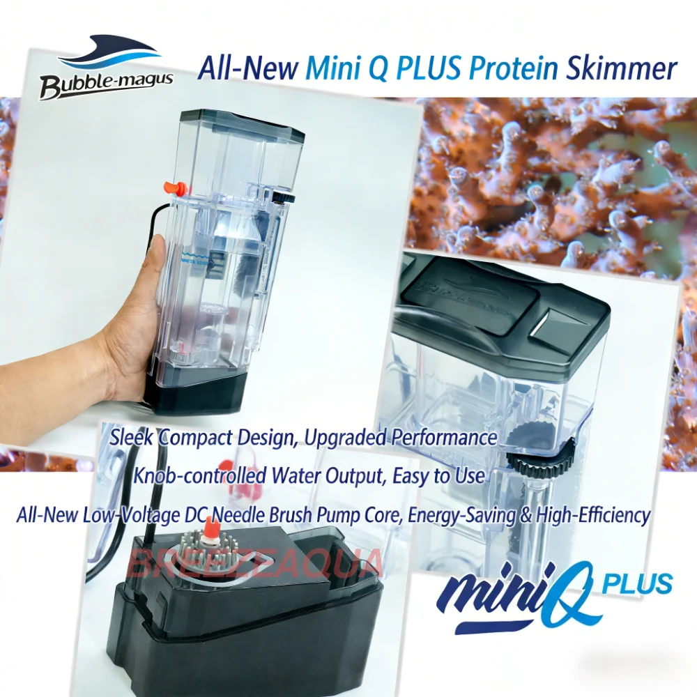 2026 New Bubble Magus Aquarium Protain Skimmer 110V USB Low Voltage Upgraded Aquarium Fliter Coral Reef for 12mm Fish Tank