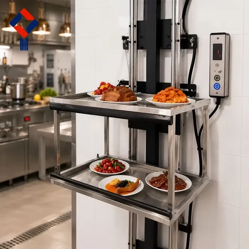 for 50 75 100 kg Electric Kitchen Service Lifts Small Dumbwaiter for Restaurants Home Hotel Food Cargo Elevator