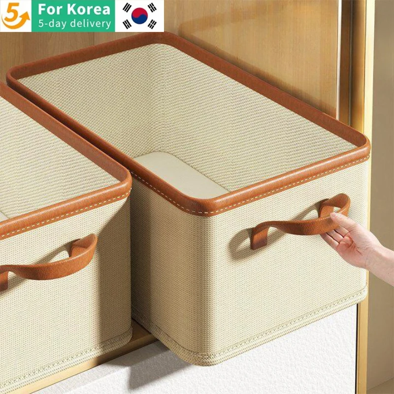 Household Clothing Storage Box Wardrobe Dustproof Storage Box Foldable Bedroom Clothing Storage Organizador