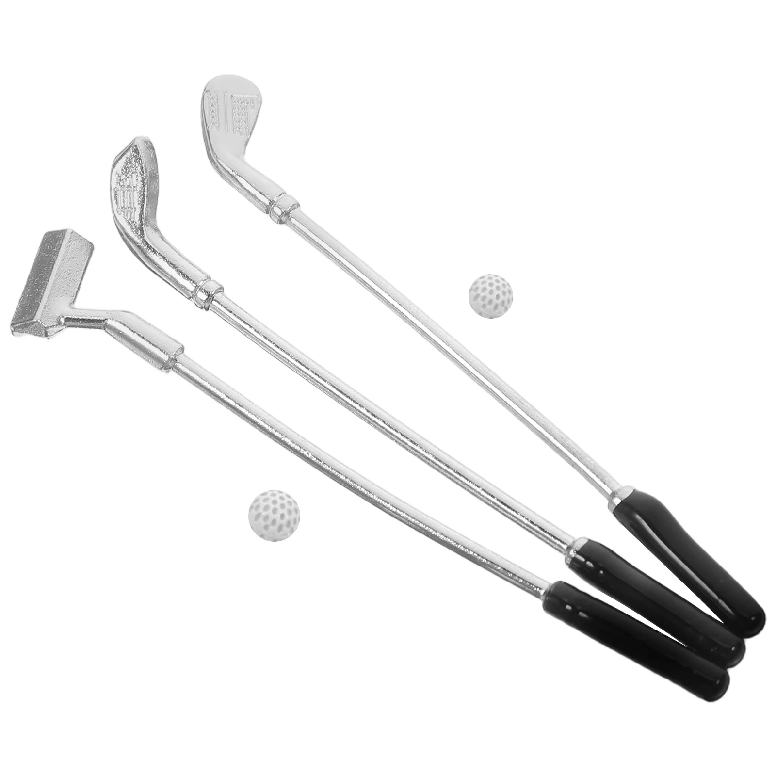 

1 Set Mini Simulation Toys Tiny Toys House Miniatures Items Miniature Things Miniature Golf Club Photography Prop Golf