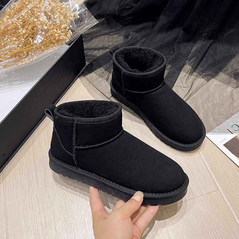 نمط جديد المرأة شباشب من الصوف الدافئة سميكة سوليد نعال من الصوف النعال النسائية الأحذية النسائية شبشب من جلد الغنم أحذية نسائية