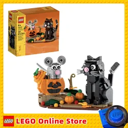 LEGO Halloween Cat & Mouse Children Building Blocks Toys Gift for Children's Kids Birthday Christmas New Year 40570