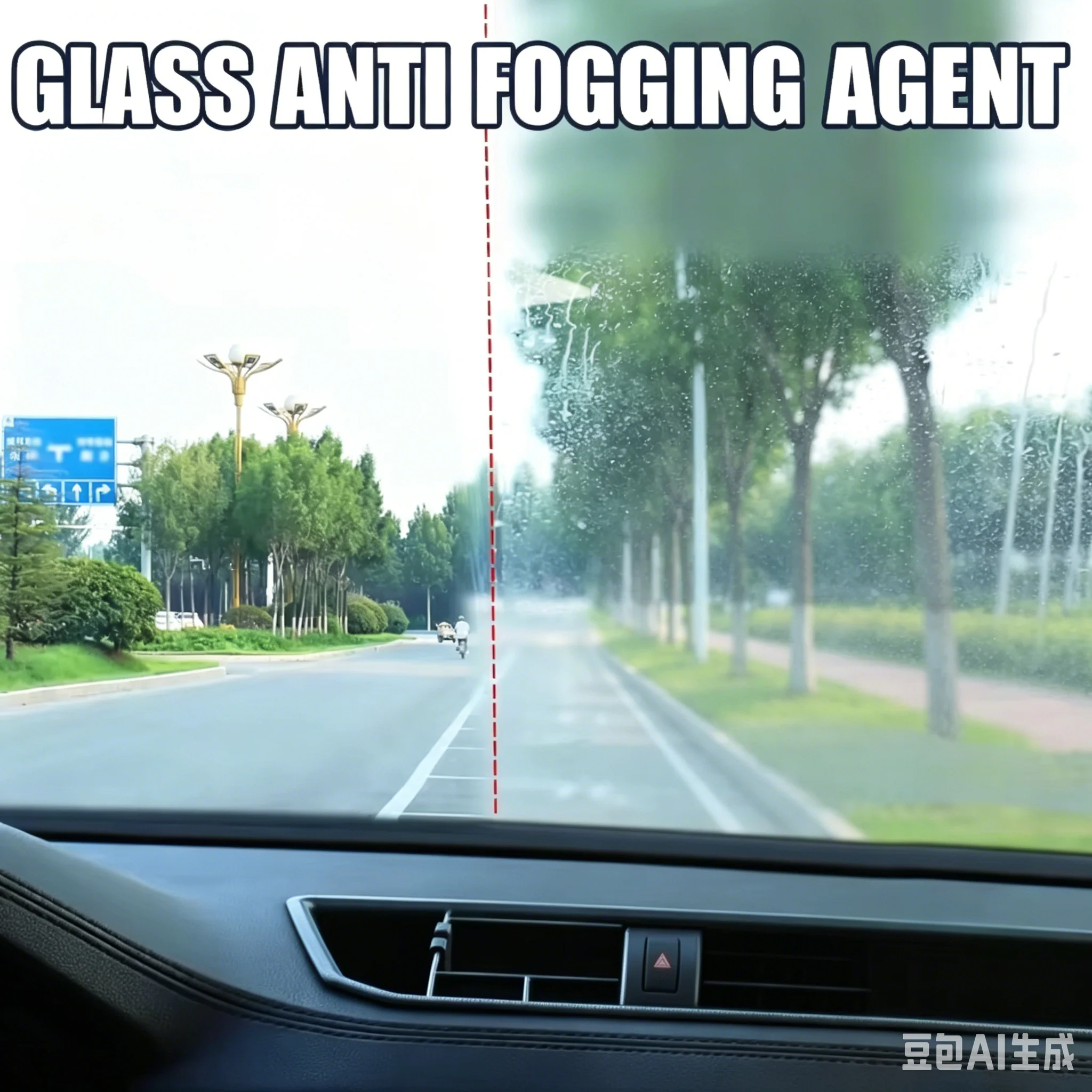 Car Glass Anti-Rain Spray Auto Water repellent Coating Agent Waterproof Rainproof Anti-fog Glass Cleaner Auto Windshield Clear