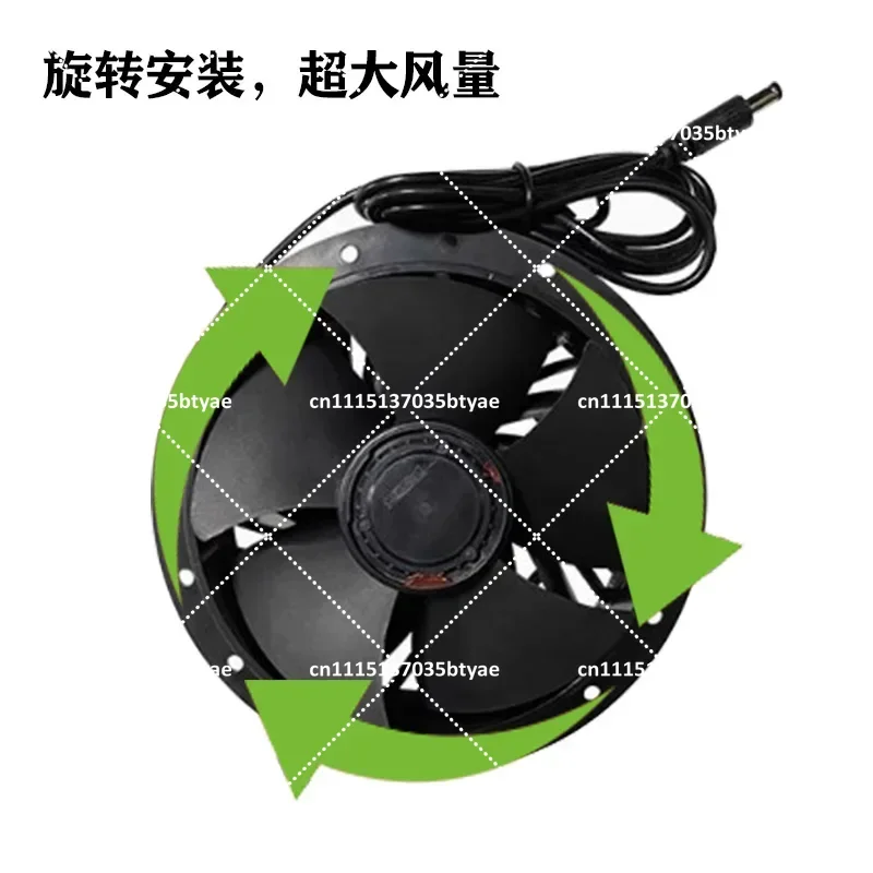 15cm  12V 5.2A high air volume inflatable cartoon doll inflatable protective suit circular cooling fan