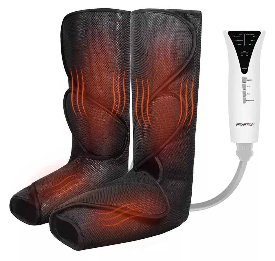 Air Compression With Massage Machine Heating Pressure Health Care Leg Massager