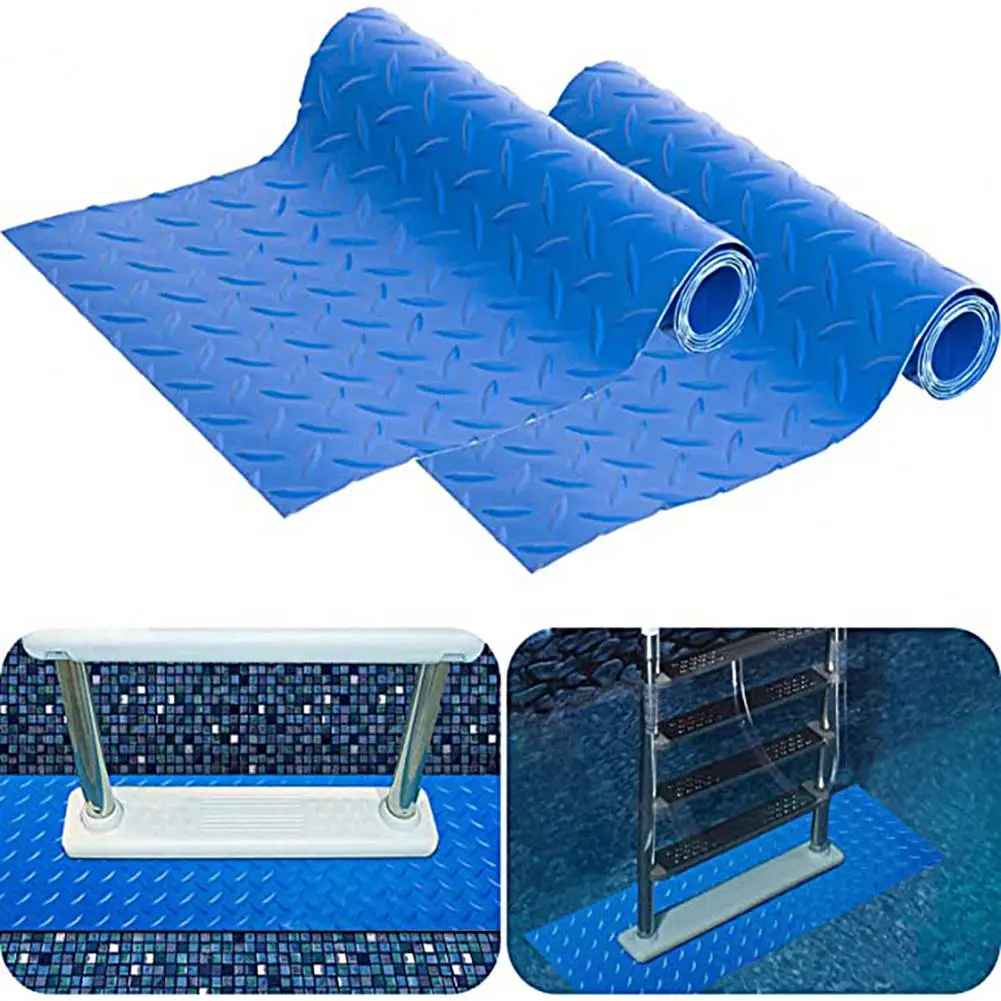 

Dropshipping!!Pool Ladder Mat Ultra-thick Wear Resistant PVC Thickened Swimming Pool Ladder Protective Mat for Home