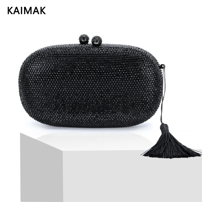 Luxury Brand Woman's Bag Wedding Party Christmas Gift Stone Evening Bag Crystal Dinner Bag Diamond Clutch Bag Black Gold Bag