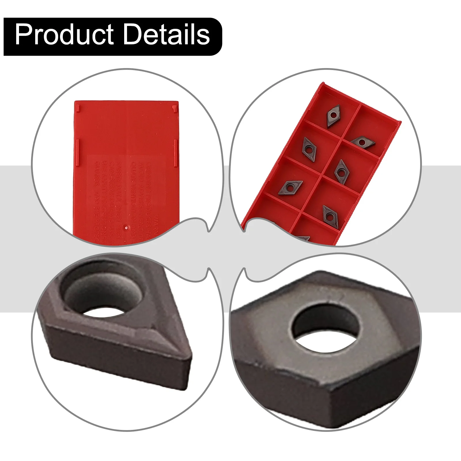 for dcmt Carbide Inserts Carbide Inserts - DCMT070204 - DCMT21 51 - VP15TF for lathe Turning Tool Holder Tools for vp TF -