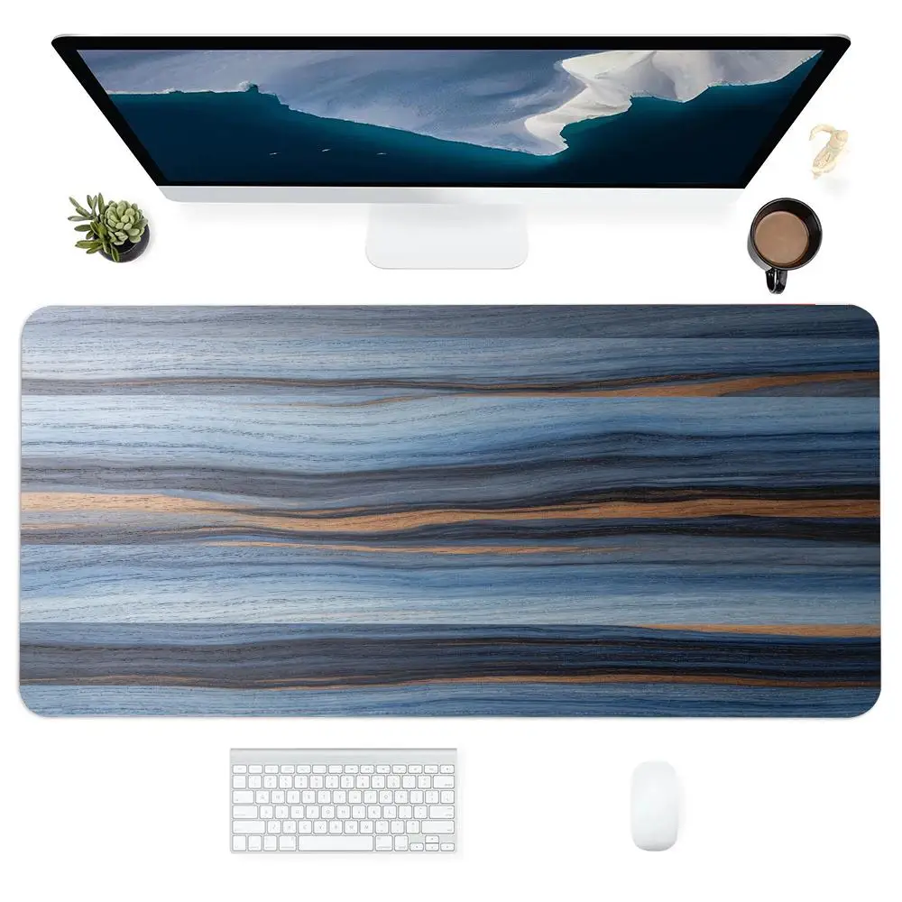 Wood Mountain Landscape Play Mat Precision Tracking Thick Rubber Smooth Glide For Warm Gaming Bedroom