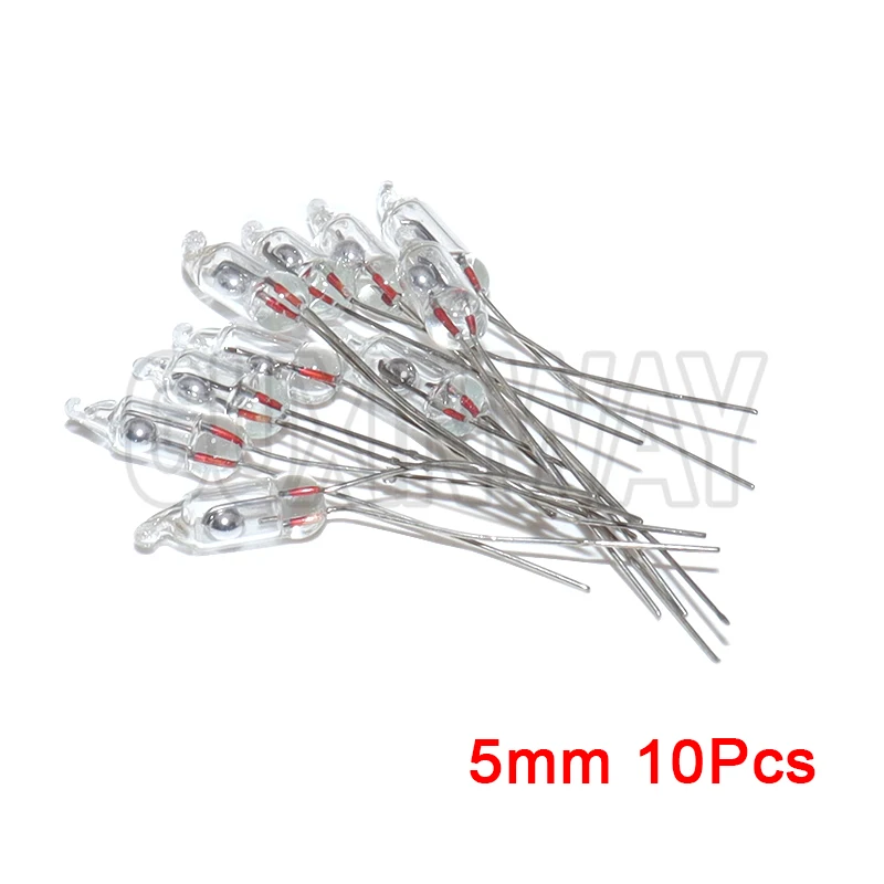 10pcs 3mm 5mm On/Off Tilt Switch Unidirectional Sensor Switch