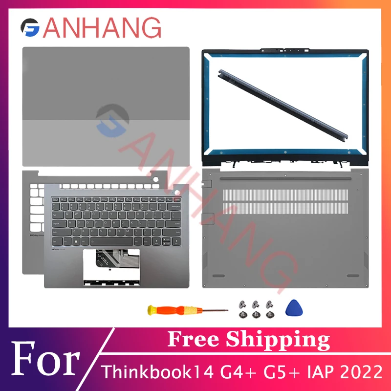 

NEW For Lenovo ThinkBook 14 G4+ IAP/ARA/ABA G5+ IRH/ARP/APO Laptop LCD Back Cover/Front Bezel/Palmrest/Bottom Case/Keyboard