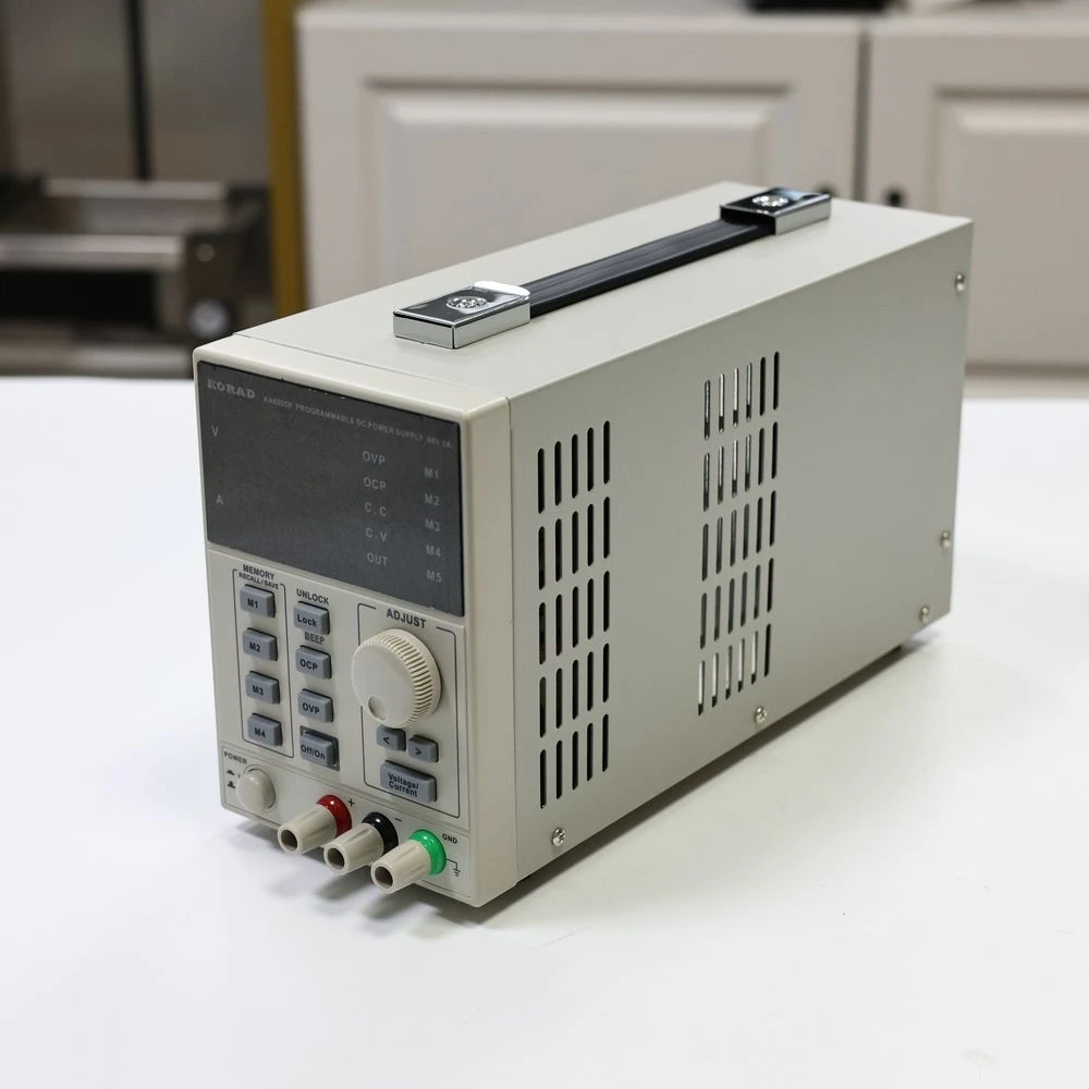 

KORAD KA6005P Adjustable Digital Linear Programmable Switch DC Power Supply60V 5A 0.01V 0.001A USB RS232 With DC JACK Set