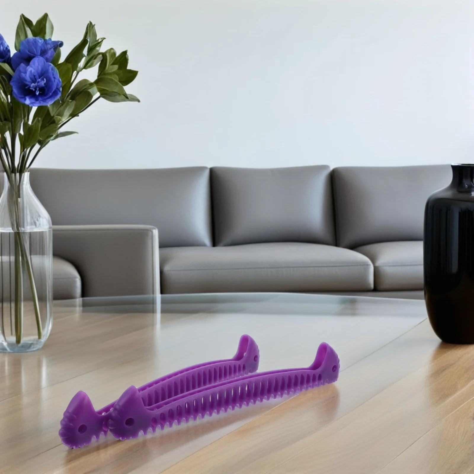 

2Pcs Universal Fit Ice Skate Guards Elastic Blade Covers for Figure Skating Ice Hockey Lightweight Protective Sleeves for Rink