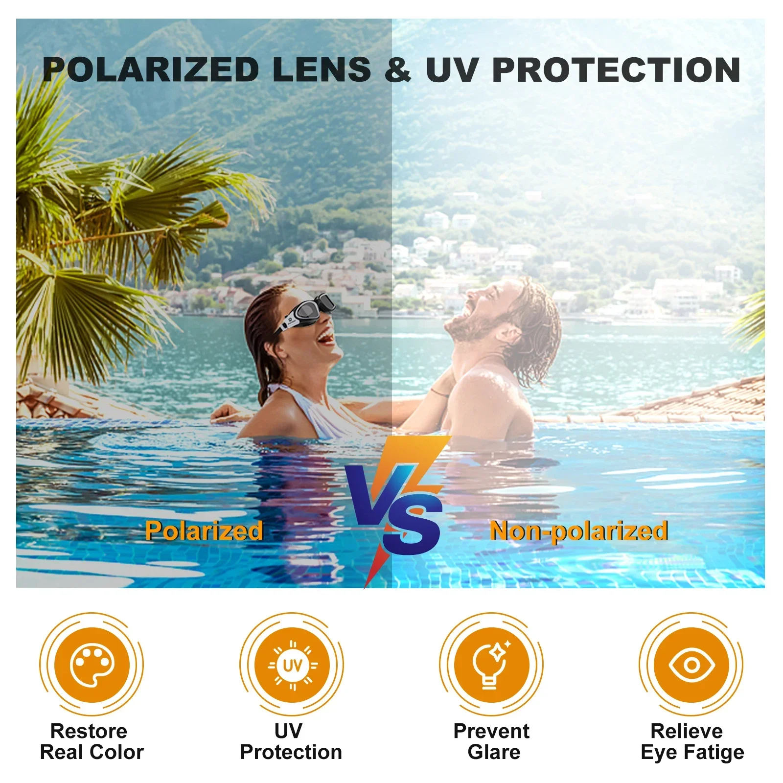 Lunettes de natation professionnelles pour adultes, lentille de protection UV, anti-buée, étanche, réglable, silicone, équipement de natation
