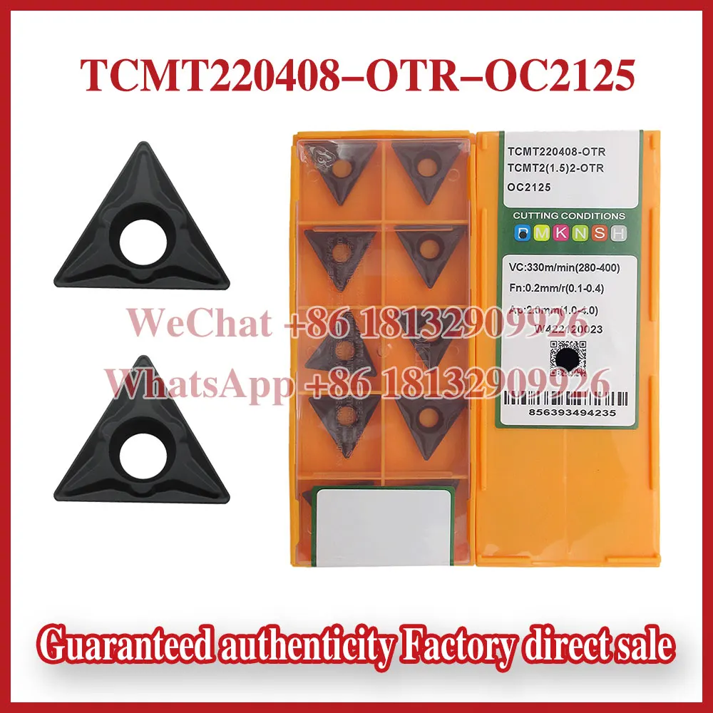 100% الأصلي TCMT16T308-OTR TCMT220408-OTR OP1215 OP1315 OC2025 OC2125 OC2325S OC3215 الأصلي حقيقية CNC شفرات #2