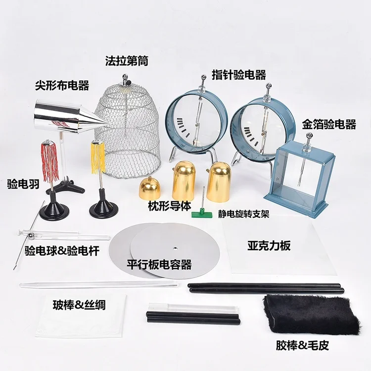 Factory Wholesale Laboratory Electrostatic Experiment Kit ,Physics Learning Aids
