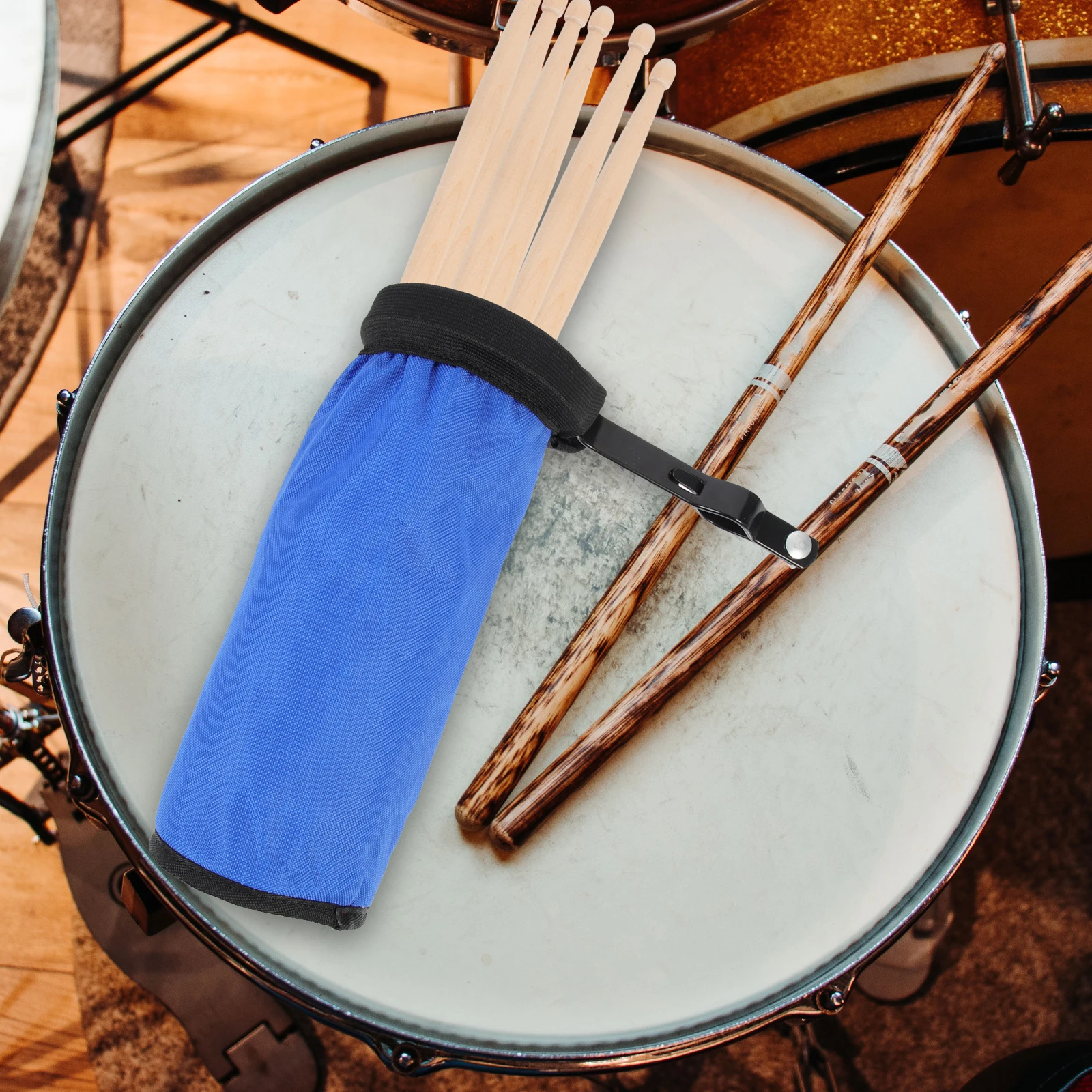 

Drumstick Bag Portable Oxford Cloth Drumstick Storage Pouch Lightweight Drum Stick Holder for Practice Performance Drum