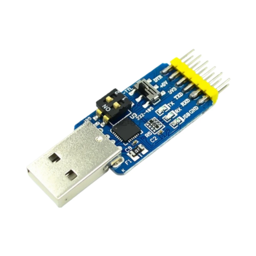 3pcs CP2102 6 in 1 USB to TTL RS485 RS232 Converter Module Multi Protocol Serial Adapter 33V 5V for Arduino