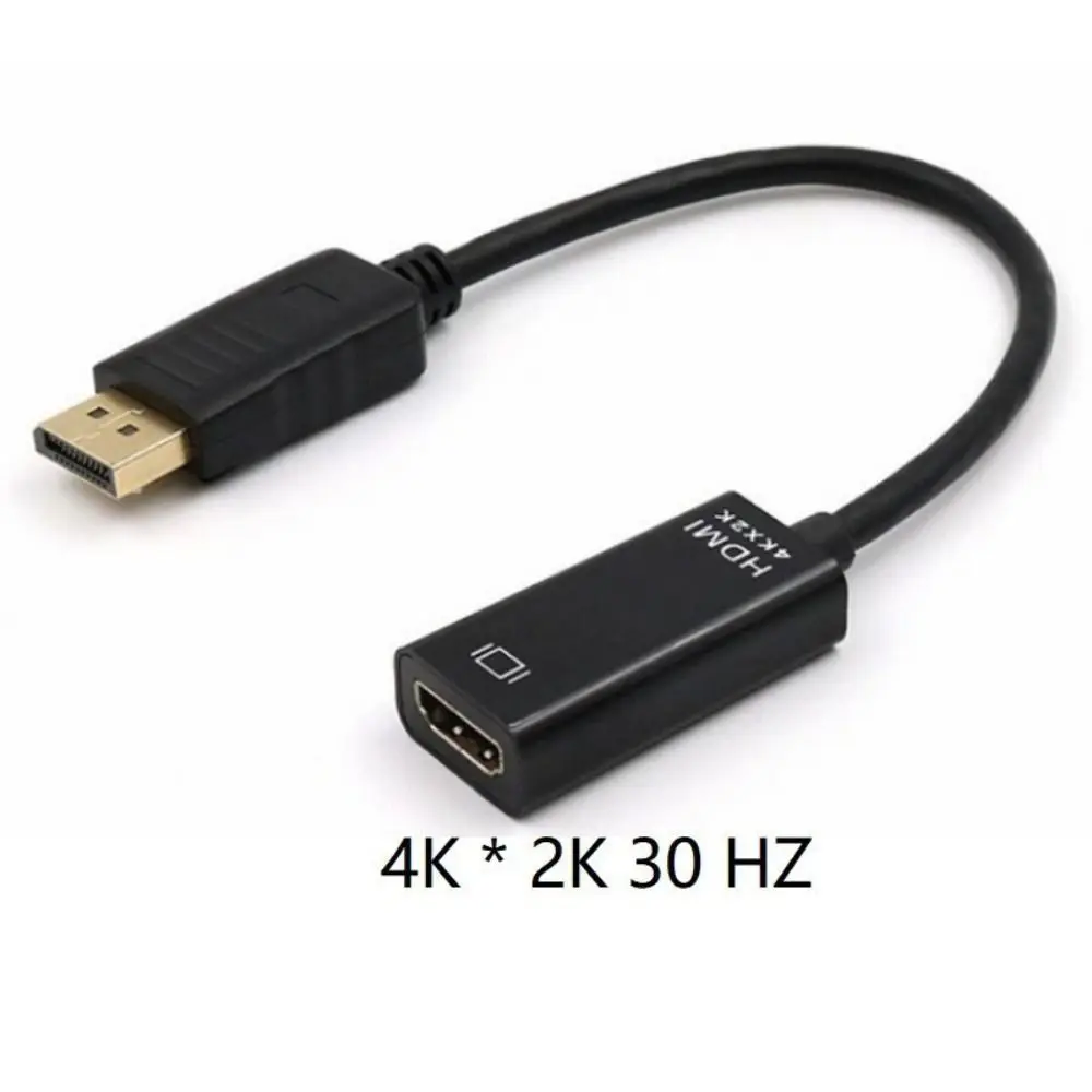 

Portable 4K Cable Adapter DP To HDMI DisplayPort USB Interface Converter High Adaptability Sensitive Adapter Converter for HD TV