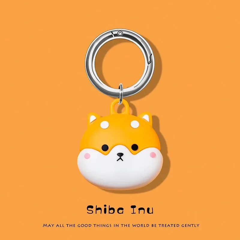 AirTags 케이스 용 Sanrio Kuromi, AirTag 로케이터 추적기 용 귀여운 3D 만화 Rabbie Beaver 보호 실리콘 분실 방지 쉘