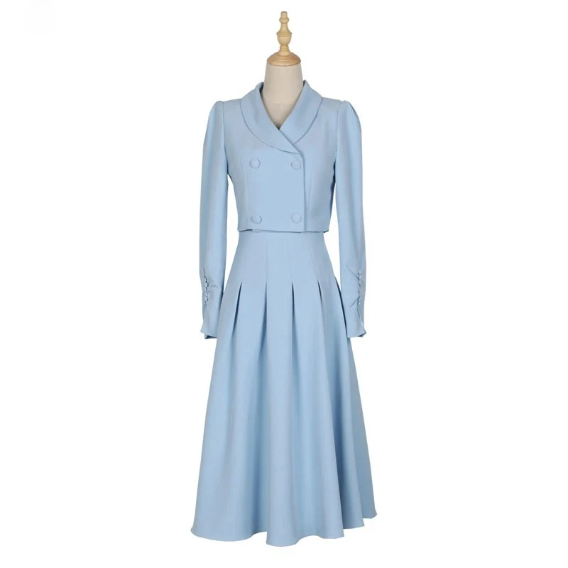 Korte Vest Jassen Concert Outfits Kpop Koreaanse Zanger Vrouwen Meisje Festival Stage Performance Hoge Taille Rokken Danskleding