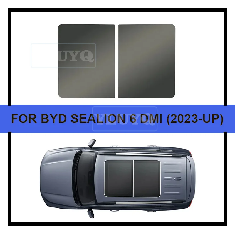 

TPU Ice Armor for BYD Sealion 6 DMi 2023 2024 2025 Heat Insulation Car PPF Accessories Pre-Cut Sunroof Protection Film