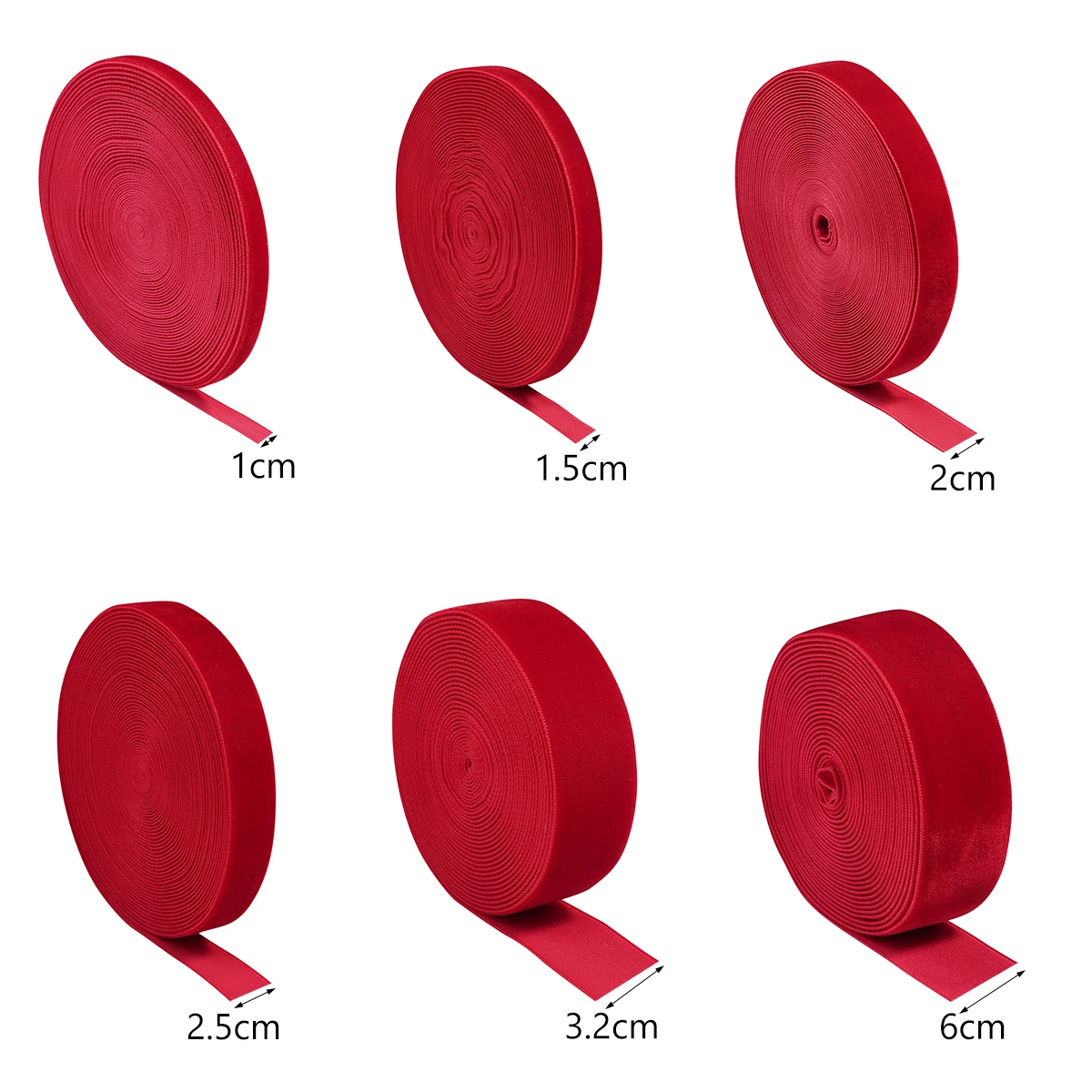 5-10 Yards/Lot Samtband Single Face Satinbänder für Geschenkstrauß Verpackung Weihnachten Halloween Neujahr Party Dekoration – Detail 1